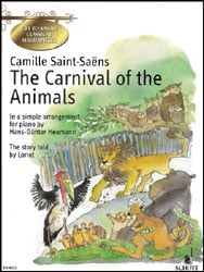 The Carnival of the Animals piano sheet music cover Thumbnail